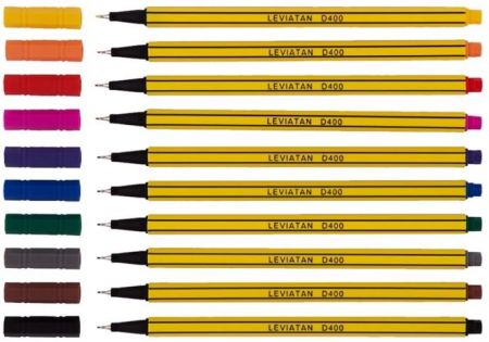 Popisovač fineliner 0.4 mm TRIO 10ks 105226