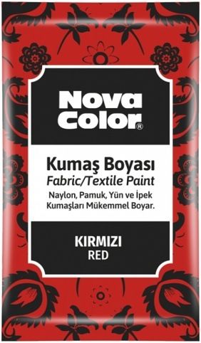 Barva na textil prášková červená 12g NC-901