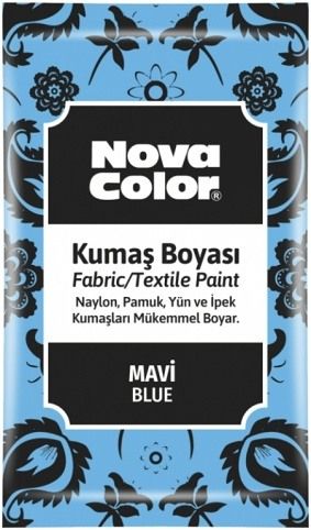 Barva na textil prášková modrá 12g NC-902