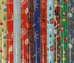 Balicí papír role 2m x 70cm, vánoční mix