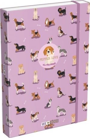 Box na sešity A4 We Love Dogs Pups 22940603