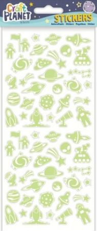 DO samolepky CPT 680923 svítící ve tmě - Outer Space