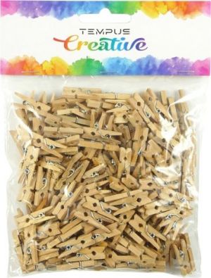 Kolíčky dřevo 25mm 200ks přírodní mini