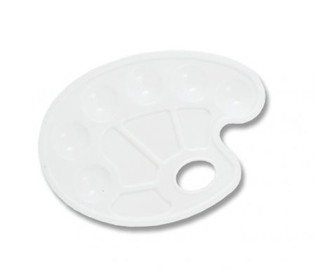 Paletka malířská velká LUMA bílá