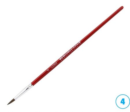 Štětec kulatý č.4 LUMA