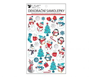 Samolepky pop up sněhuláci