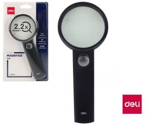 Lupa 70 mm sklo DELI E9090