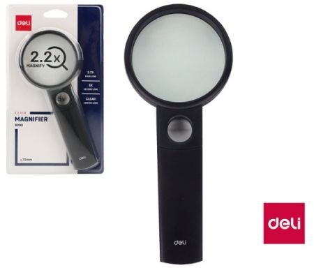 Lupa 70 mm sklo DELI E9090
