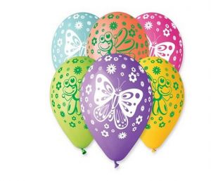 Balonky obyčejné motýlci 6ks