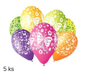Balonky obyčejné motýlci 6ks