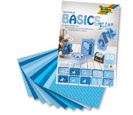 Papír KREATIV sada modrý