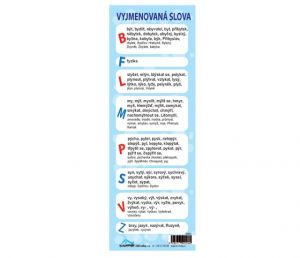 Vyjmenovaná slova záložka LUMA