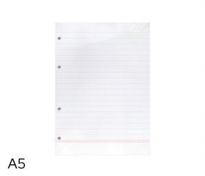 Náplň do kroužkových bloků A5 linka 100 listů