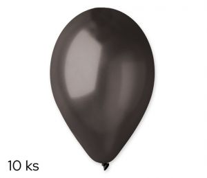 OB balónky GM90 - 10ks METAL černé