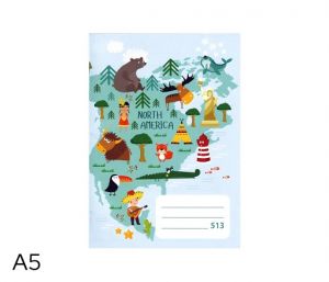 Sešit 513 A5 linka 12mm, 10 listů