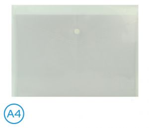 Obal spisový s klopou a drukem A4 LUMA, čirý