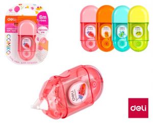 Korekční strojek 5mmx6m COMIKO DELI EH350 mix