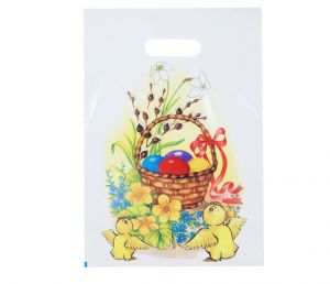 Taška velikonoční Velikonoční koleda 40my 250x350 LDPE LIKA