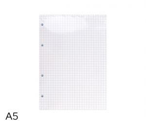 Náplň do kroužkových bloků A5 čtvereček 100 listů