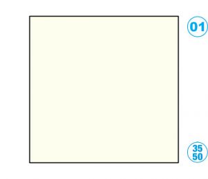 Papír barevný 35 x 50cm bílý perlově 300g