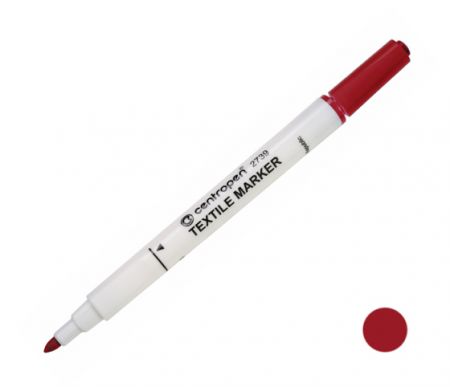 Popisovač CENTROPEN 2739 červený textil