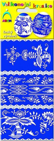 Velikonoční košilky - modrotisk smršťovací