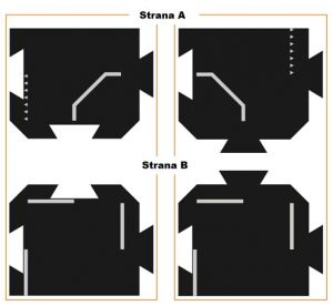 TODDLEROAD 2034 - KŘIŽOVATKY - flexibilní silnice - 2 silikonové puzzle díly