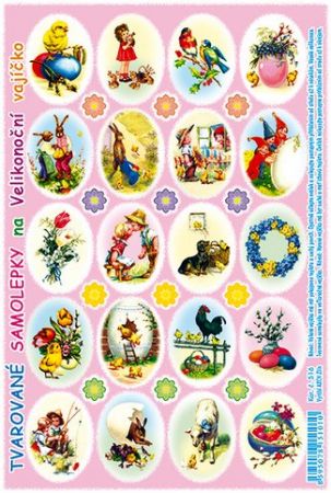 Velikonoční samolepky rovné - kuřátko