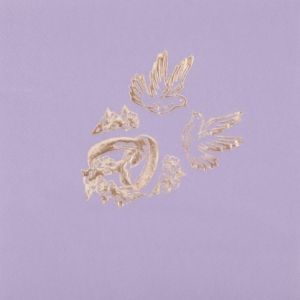 Ubrousky svatební FIALOVÉ zlatý potisk 33x33cm