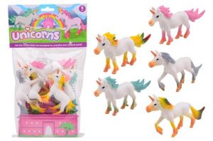 Figurka Jednorožce 5 ks v sáčku