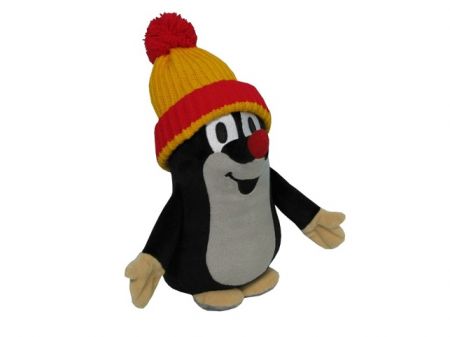 Krtek 25 cm kulich červenožlutý