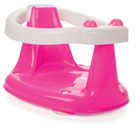 Sedátko hrací do vany růžové