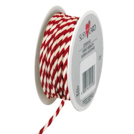 Textilní stuha, Červeno-Bílá