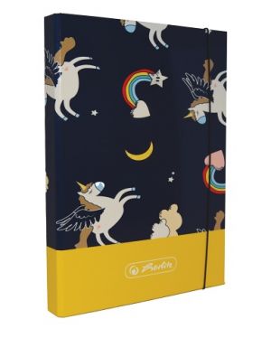 Box na sešity A4, jednorožec