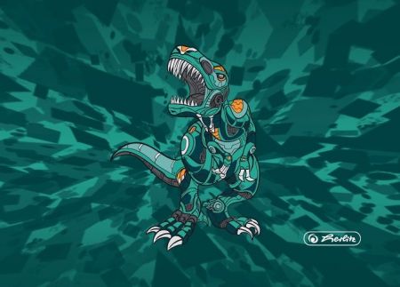 Desky na číslice B5, T-Rex