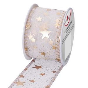 SusyCard - Textilní stuha, zlatá