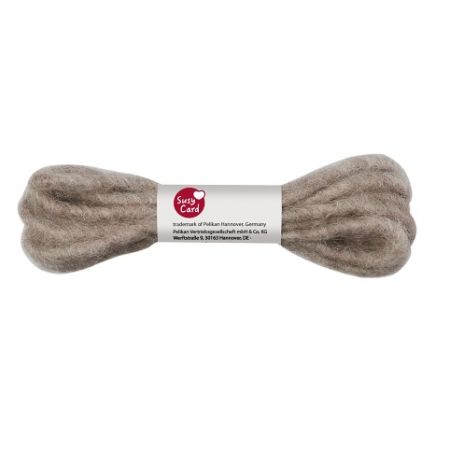 Stuha textilní 2mx5mm, béžová