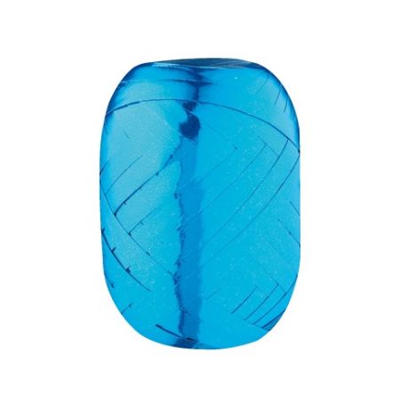 Stuha dárková 20mx5mm, metalická modrá