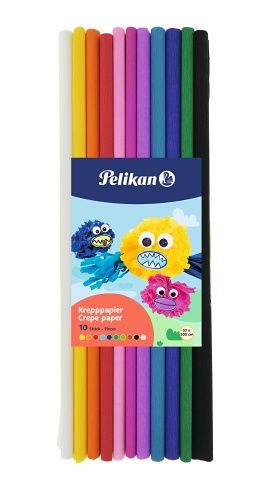 Papír krepový 50 x 200 cm - 10kusů