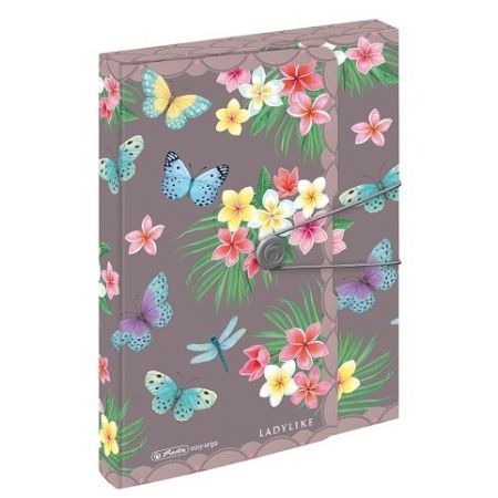 Box na spisy Ladylike A4/4 cm, Motýlci