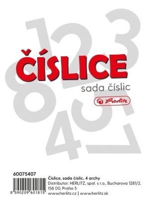 ČÍSLICE sada číslic