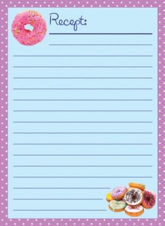 Volné listy na recepty A5 20ks/bal 