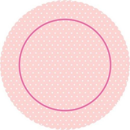 Dortová podložka s designem s krajkovým okrajem 27cm