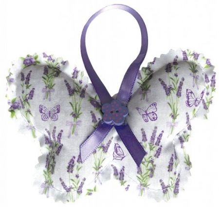 Levandulový polštářek- motýl 7 g