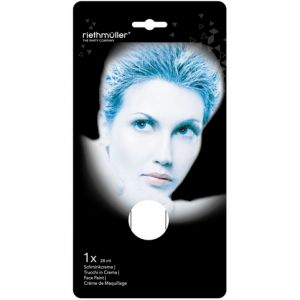 Barva na obličej make-up bílá