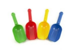 Kupecká lopatka plast 24cm, mix