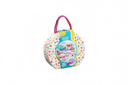 Sada na výrobu šperků "Továrna na diamantové šperky" v kartonovém kufříku 21,5x19,5x6cm