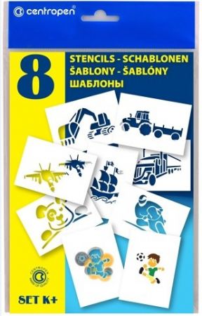 Šablony A5 8 ks Pro kluky CENTROPEN