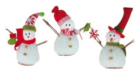 Sněhulák na postavení 15cm