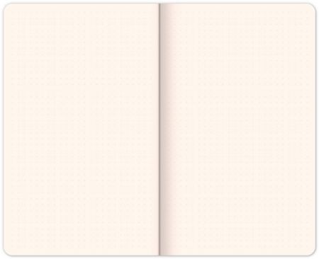 Notes Černý, tečkovaný, 13 × 21 cm